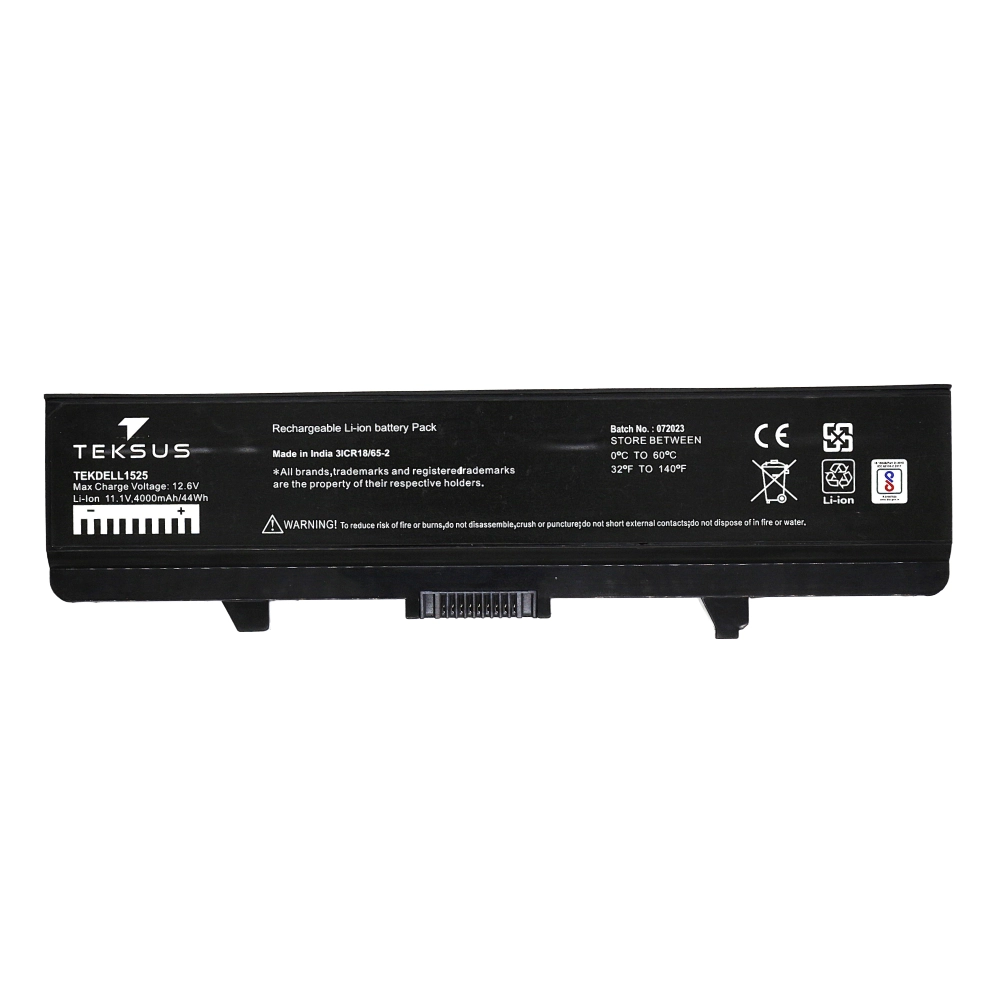 Teksus Laptop Battery Compatible For Dell 1525 6C view 2